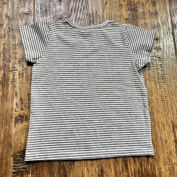 NWT Gus + Steel Narrow Stripe Short Sleeve Tee 2T - Picture 4 of 5